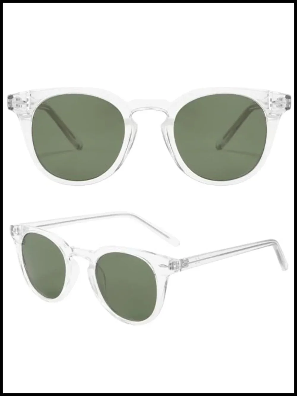 Polarized Round Sunglasses for Women Classic Retro Style UV Protection Small
